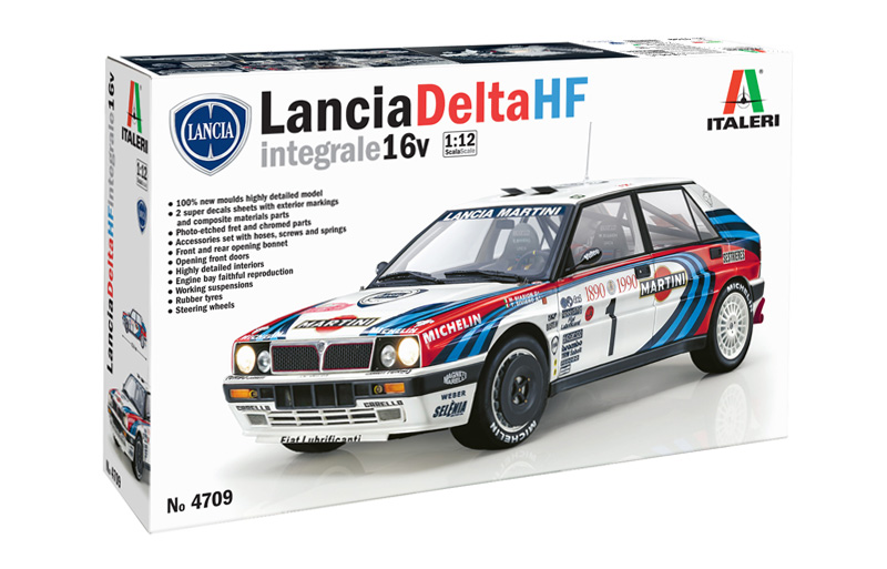 Lancia Delta HF integrale 16v - 1/12 Scale Model Kit